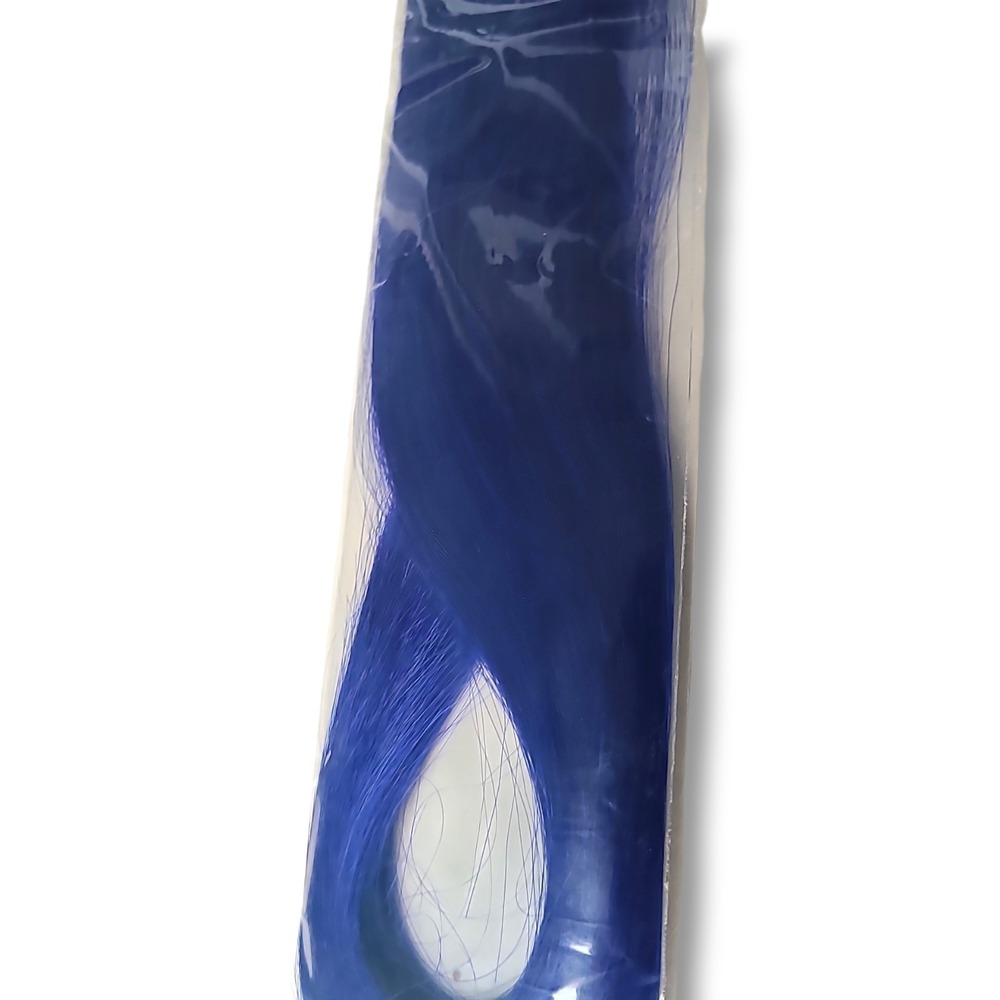 Hotheads X132 Fantasy Hair Extensions 12 Pcs Tape 16"-18" Color HB13 Ocean Blue - Picture 8 of 11
